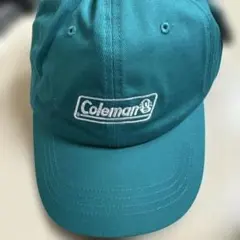 新品タグ付き Coleman キャップ グリーン系　綿100% 56-58cmのサムネイル