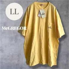 マックレガー McGREGOR Tシャツ 黄色 クリーム LL 半袖 大きめ