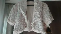 【新品タグ付】フォーマル ふわふわ ボレロ ショール カーディガン ドレス羽織