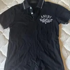 AMIRI ブラック ポロシャツ