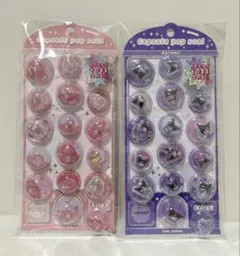 【正規品】カプセルポップシール✨マイメロディ✨クロミ✨2枚セット✨