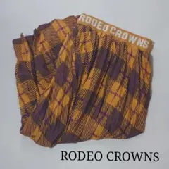 RODEO CROWNS リブロゴチェックプリーツスカート ロデオクラウンズのサムネイル