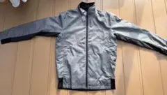 アシックス　グレー ウィンドブレーカー L