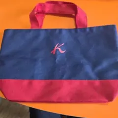 Kitamura ハンドバッグ トートバッグ ネイビー レッドのサムネイル