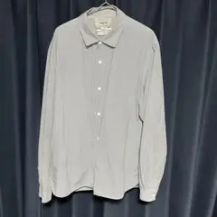 YAECA ヤエカ　コンフォート　シャツ　Lサイズ ストライプ　ボタン　スナップ