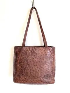 IBIZA】トートバッグ シャムクロコダイル オーストリッチ ステッチ