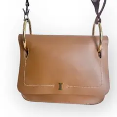 IACUCCI イアクッチ ショルダーバック ブラウン シンプル リング 肩掛け