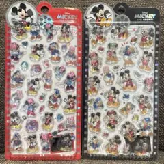 m*o様 ②ディズニー ミッキー 3D 立体 シール　ステッカー　2枚セット