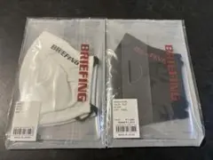 BRIEFING マスク 2枚セット ホワイト ブラックのサムネイル