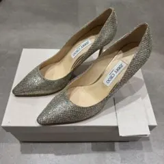 JIMMY CHOO ROMY 85グリッター パンプス 38.5のサムネイル