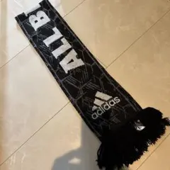 adidas マフラー ブラック