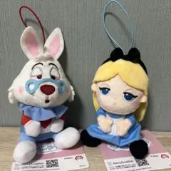 ふしぎの国のアリス アリス＆白うさぎ ぬいぐるみ2点セット