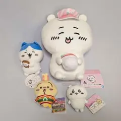 一番くじ ちいかわ SWEETS SHOP A賞　などのぬいぐるみ全4体セット