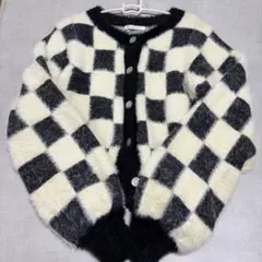 CPCM カーディガン セーター チェック柄