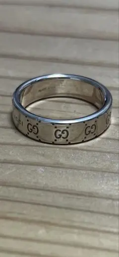 ◇GUCCI グッチ◇GG リング ICON 750ホワイトゴールド サイズ7号