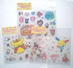 サンリオ いちご新聞 5月号 付録 シール 3種セット ちびっとも 他