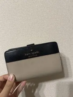 まとめ買いで値下げします】訳あり ケイトスペード バイカラー 財布 