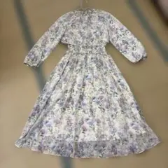 Bon mercerie 花柄 ロングワンピース 38