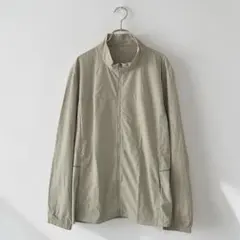 新品✨UVカット ナイロンジャケット(L)接触冷感 ベージュ UPF100+