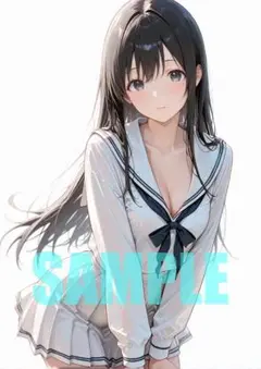 1910 アートポスター♡A4イラスト グラビア アニメ 二次元 美少女 可愛い