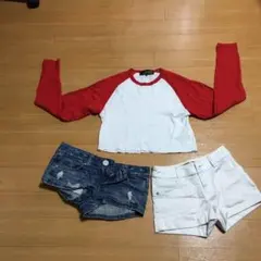 【値下げ❣️】初夏ショートパンツカットソー❗️‼️