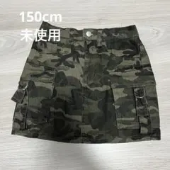 シーイン スカート迷彩カーゴデニムミニスカート 150cm