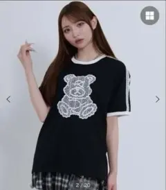 BABY くみゃちゃんのSweet Ice Cream 柄Big Tシャツ 黒 BABY くみゃちゃんのSweet Ice Cream 柄Big Tシャツ 黒 - メルカリ