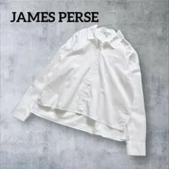 ジェームスパース ブラウス オーバーシャツ　長袖 レディース　バックロング