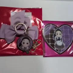 鬼滅の刃　バレンタイン　ランダムリボンチャーム　ハート型アクリルコースター