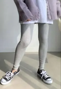 CANAL JEAN ヴィアジェイ　レギンス　スパッツ　グレー