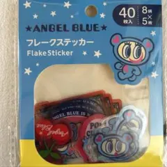 ANGEL BLUE フレークステッカー 40枚入