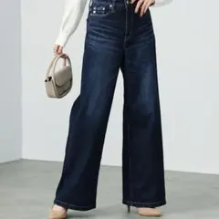 【美品】 SOMETHING サムシングLISA WIDE ハイウエストのサムネイル