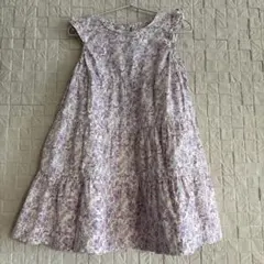 moo non non 花柄 ワンピース 110