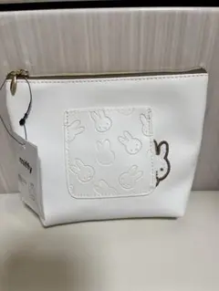 【最終値下げ】ミッフィー ポケット付台形ポーチ