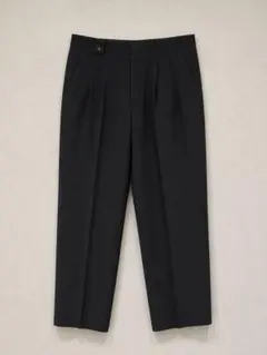 BALENCIAGA 黒 プリーツスラックス エラスティックバンド付き　85のサムネイル
