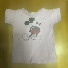 デニムダンガリー ミッキーマウス Tシャツ 110cm
