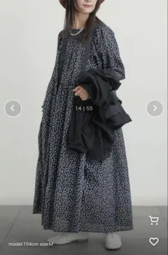 サマンサモスモス 花柄シャーリングワンピースのサムネイル