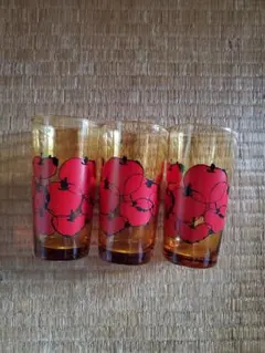 レトログラス三個セット