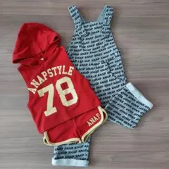 ANAP Kids セットアップ·カバーオール90cm