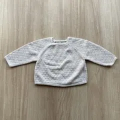 ZARA Baby ニット トップス ぽこぽこ ベージュ 3-6M 68