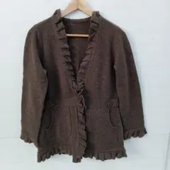 2.6◎S135P◎レリアン◎カーディガン◎ウール100%◎9