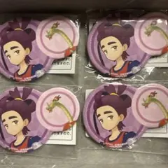 ポケモンマスターズEX トレーナー 缶バッジ スグリ＆カミツオロチ 4点セット