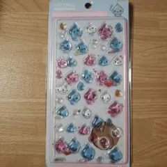 ◎しずくちゃん◎3Dステッカーボンボンぷくぷくうるちゅる立体ドロップシール