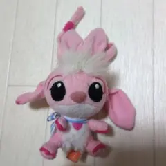 disney スティッチ　エンジェルのぬいぐるみキーホルダー