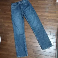 今季物☆ZARA　ストレートデニム　ブルーデニム　ロールアップ　34