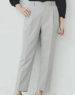 index テパードパンツ　グレー