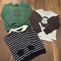 100サイズ トレーナー 3点セット