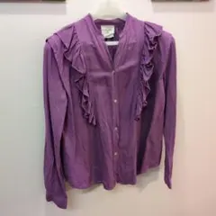 【定価5.9万円】フリルリネンブラウス forte forteのサムネイル