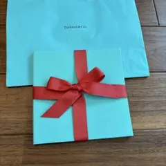 Tiffany&co. フォトフレーム　ショップ袋、リボン付きのサムネイル