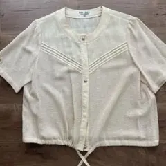 VIN VERT リネン 半袖シャツ ベージュのサムネイル